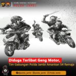 Ilustrasi gang motor. Foto: IG polda_jambi