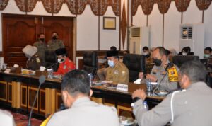 Rapat evaluasi dan tindak lanjut peyelesaian permasalahan angkatan batubara, Senin (31/01/2022)
