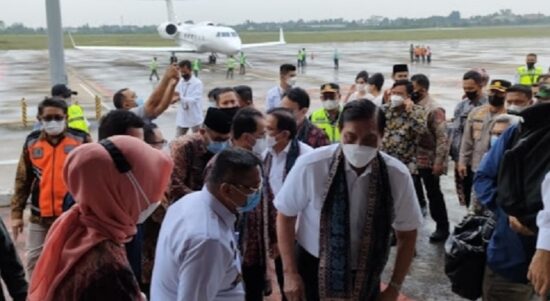 Kedatangan Menteri Jokowi di Jambi