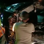 Tabrakan Truck batubara dengan mobil pick up terjadi di Lintas Sumatera, tepatnya dilingkungan Mensawang, Kelurahan Dusun Bangko