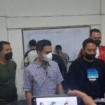 Polresta Jambi memberikan keterangan pers terkait pembunuhan di Pasar Angso Duo