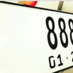 Pelat nomor dasar warna putih. Foto Istimewa