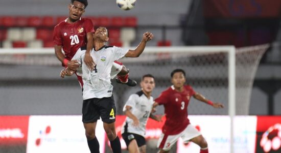 Timnas Indonesia vs Timur Leste. Foto: Twitter PSSI