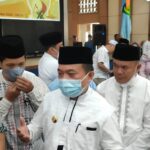 Gubernur Jambi Al Haris saat Halal bi halal di Kota Sungai Penuh. Foto: Pariwarajambi