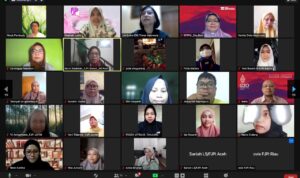 FJPI Bersama KemenPPPA Ungkap Permasalahan Jurnalis Perempuan di Masa Pandemi. (Foto/ist)
