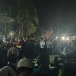 Gubernur Jambi Al Haris didamping Pj Bupati Tebo Aspan disambut antusias warga Tanah Garo Tebo. Foto: Riky Serampas/Pariwarajambi