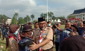 Sudirman melepas kontingen daerah Jambi ke Jambore Nasional XI tahun 2022