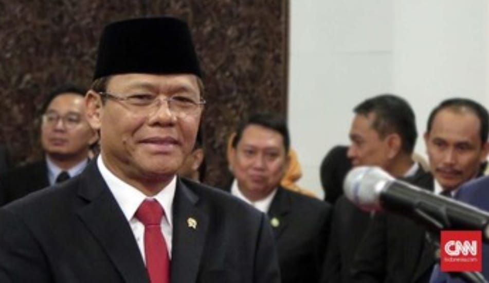 Muhammad Mardiono ditunjuk sebagai Plt Ketua Umum PPP menggantikan Suharso Monoarfa. (Foto: CNN Indonesia/Feri Agus Setyawan)