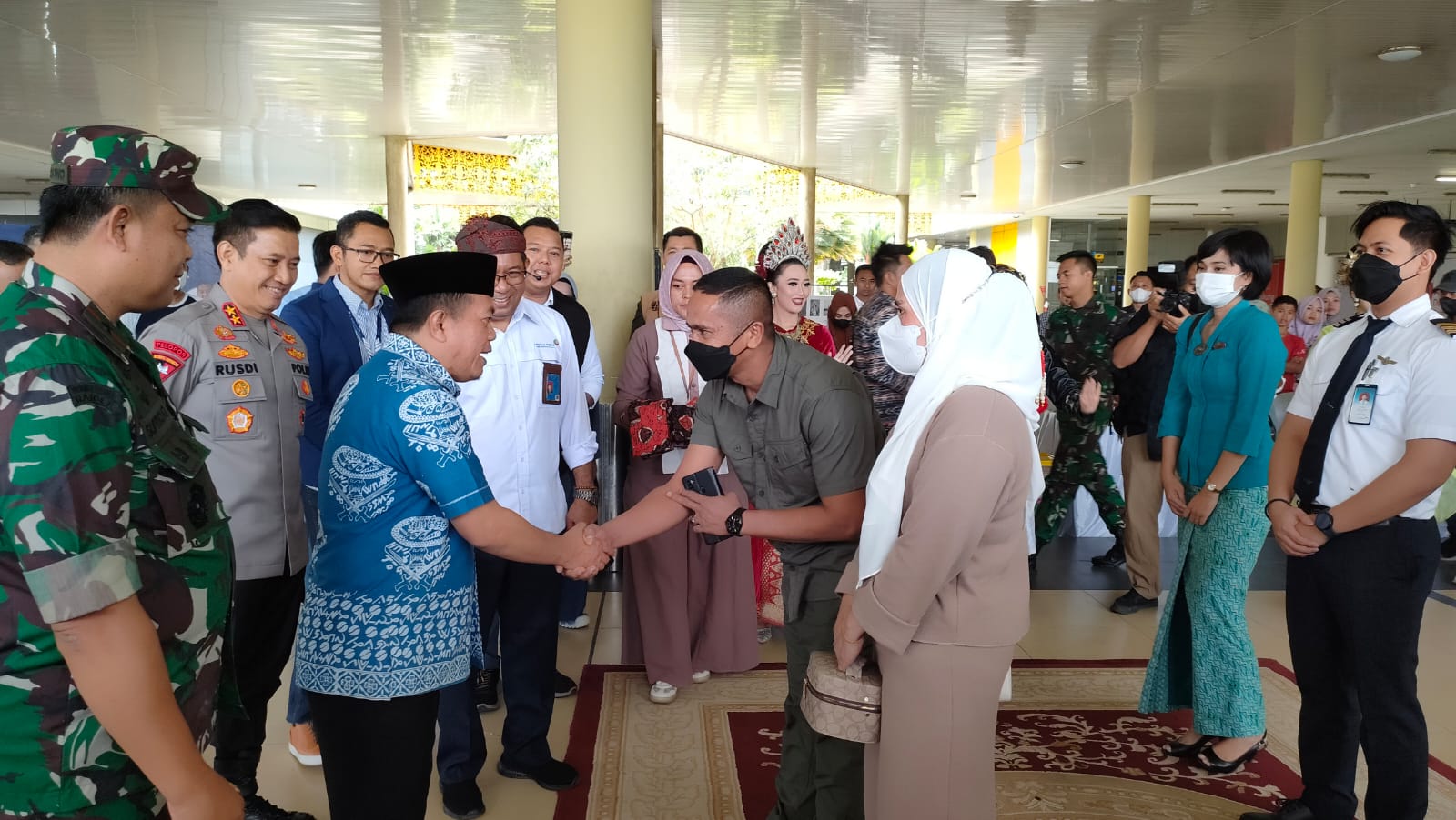 Gubernur Jambi Al Haris, Kapolda Jambi Irjen Pol Rusdi Hartono, Danrem 042/Gapu Brigjen TNI Supriono. Foto: Riky Serampas/Pariwarajambi