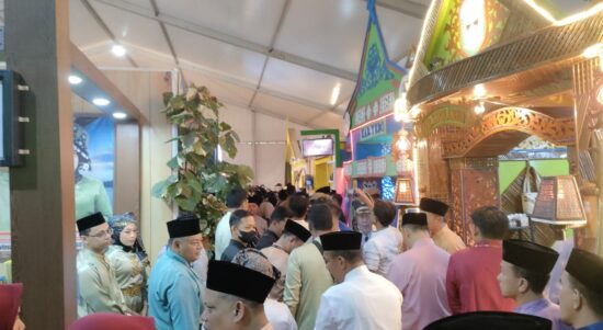 Suasana di Jambi Mantap Expo 2023 saat pembukaan. Foto: Riky Serampas/Pariwarajambi