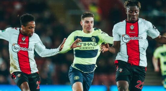 Manchester City disingkirkan Southampton dalam lanjutan Piala Liga Inggris. Foto IG mancity