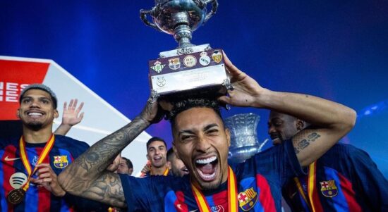 Barcelona menang mudah atas Real Madrid, Barcelona Juara Piala Super Spanyol. Foto IG cfbarcelona