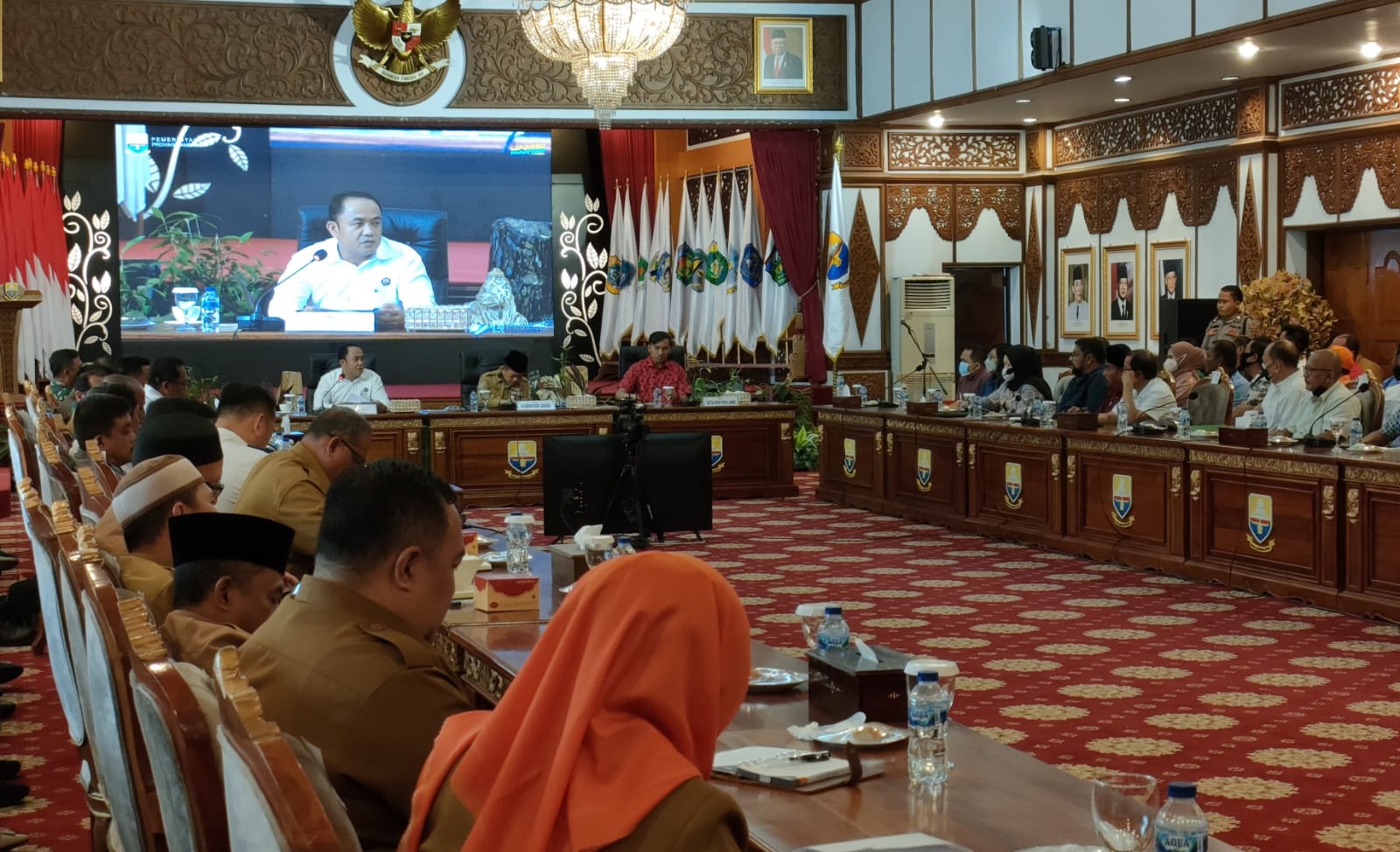 Pembahasan pengelolaan pengangkutan batubara di Provinsi Jambi. Foto: Riky Serampas/Pariwarajambi