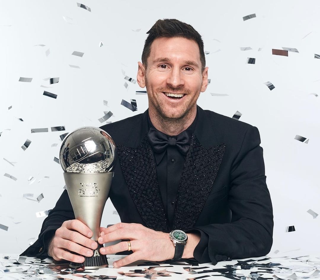 Leonel Messi dinobatkan menjadi pemain terbaik FIFA 2022. Foto leomessi