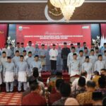 Wakil Presiden Ma'aruf Amin, Gubernur Jambi Al Haris dan bersama pengurus KDEKS Provinsi Jambi. Foto: Hori Apriansyah/Pariwarajambi