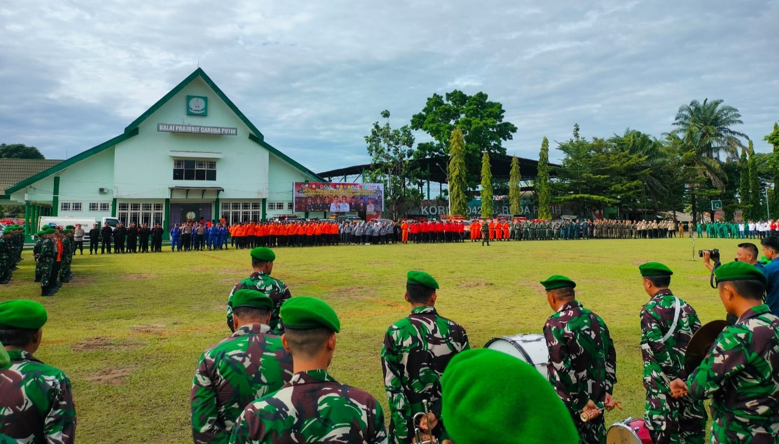 Apel siaga darurat penanganan bencana kekeringan dan kebakaran hutan dan lahan Provinsi Jambi 2023. Foto: Riky Serampas/Pariwarajambi