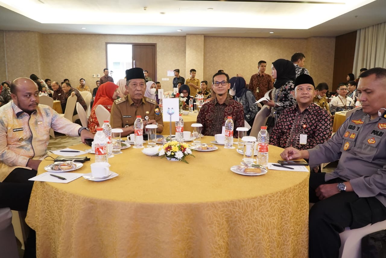 Wakil Gubernur Jambi Abdullah Sani pada acara pembukaan festival ekonomi keuangan digital Indonesia 2023. Foto dok Kominfo Prov Jambi