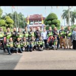 Gubernur Jambi Al Haris bersama team holy journey rider for haji Jakarta-Mekkah. Foto: Riky Serampas/Pariwarajambi