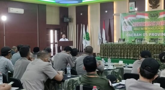 Gubernur Jambi Al Haris menghadiri Musyawarah Daerah V RAPI Provinsi Jambi. Foto: Riky Serampas/Pariwarajambi