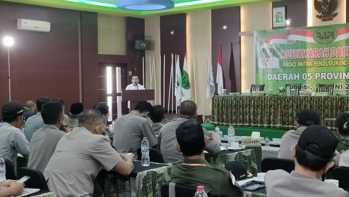 Gubernur Jambi Al Haris menghadiri Musyawarah Daerah V RAPI Provinsi Jambi. Foto: Riky Serampas/Pariwarajambi