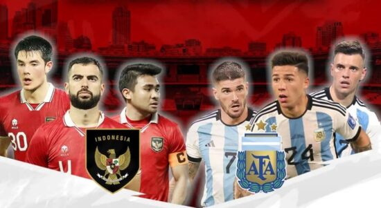 Indonesia vs Argentina berlangsung di Stadion Utama Gelora Bung Karno, Jakarta, Senin (19/6/2023). Foto SC IG PSSI