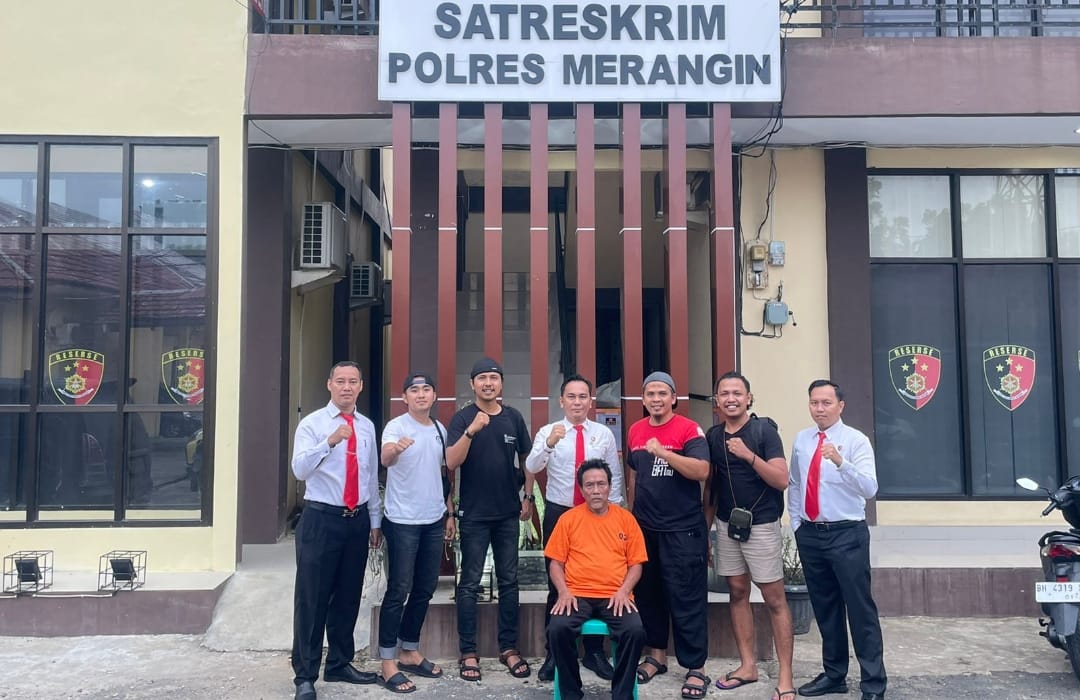 Pelaku pencabulan anak tiri berhasil diamankan Polres Merangin. Foto dok Satreskrim Polres Merangin