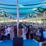Gubernur Jambi menghadiri wisuda Akbar Ponpes Darul Arifin Jambi. Foto: Riky Serampas/Pariwarajambi
