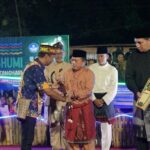 Gubernur Jambi Al Haris bersama Dirjen Kebudayaan Kemendikbudristek Hilmat Farid meluncurkan Kenduri Swarnabhumi 2023. Foto dok Kominfo Prov Jambi