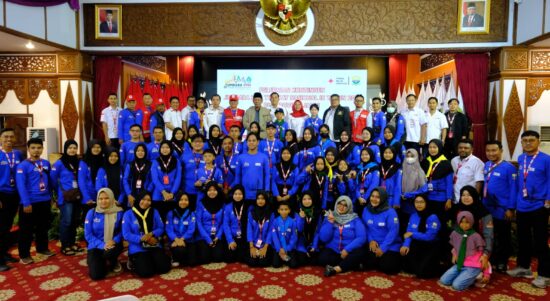 Wagub melepas Keberangkatan Kontingen JUMBARA PMR Jambi. Foto dok Kominfo Prov Jambi