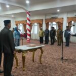 Wakil Bupati Merangin Nilwan Yahya melantik Fauziah menjadi Kepala Dinas Ketahanan Pangan. Foto: Pariwarajambi