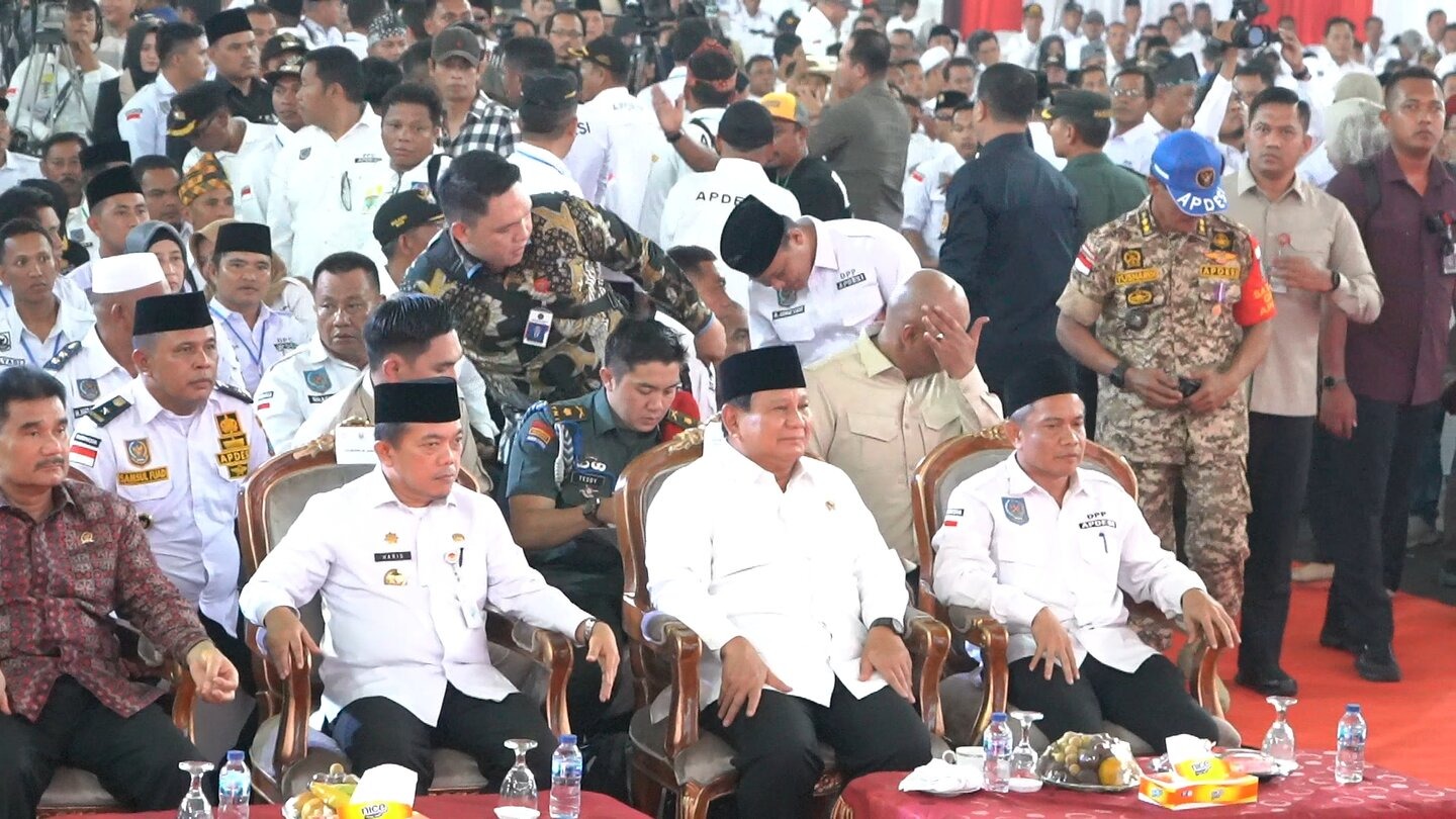 Gubernur Jambi Al Haris pada acara Rakernas APDESI. Foto dok Kominfo Prov Jambi