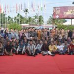 Kirab Pemilu 2024 tiba di Merangin. Foto dok KPU Merangin