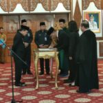 Pelantikan direktur RSUD Provinsi Jambi. Foto: Riky Serampas/Pariwarajambi