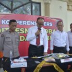Polda Jambi berhasil amankan residivis Narkoba dengan barang bukti hampir 1 Kg Sabu. (Foto: ist)