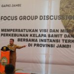 Gubernur Al Haris Minta Pengusaha Miliki Desain Perencanaan Kelapa Sawit Berkelanjutan. Foto dok Kominfo Prov Jambi