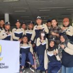 Kontingen O2SN Provinsi Jambi 2023. Foto dok Disdik Provinsi Jambi