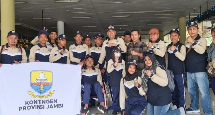 Kontingen O2SN Provinsi Jambi 2023. Foto dok Disdik Provinsi Jambi