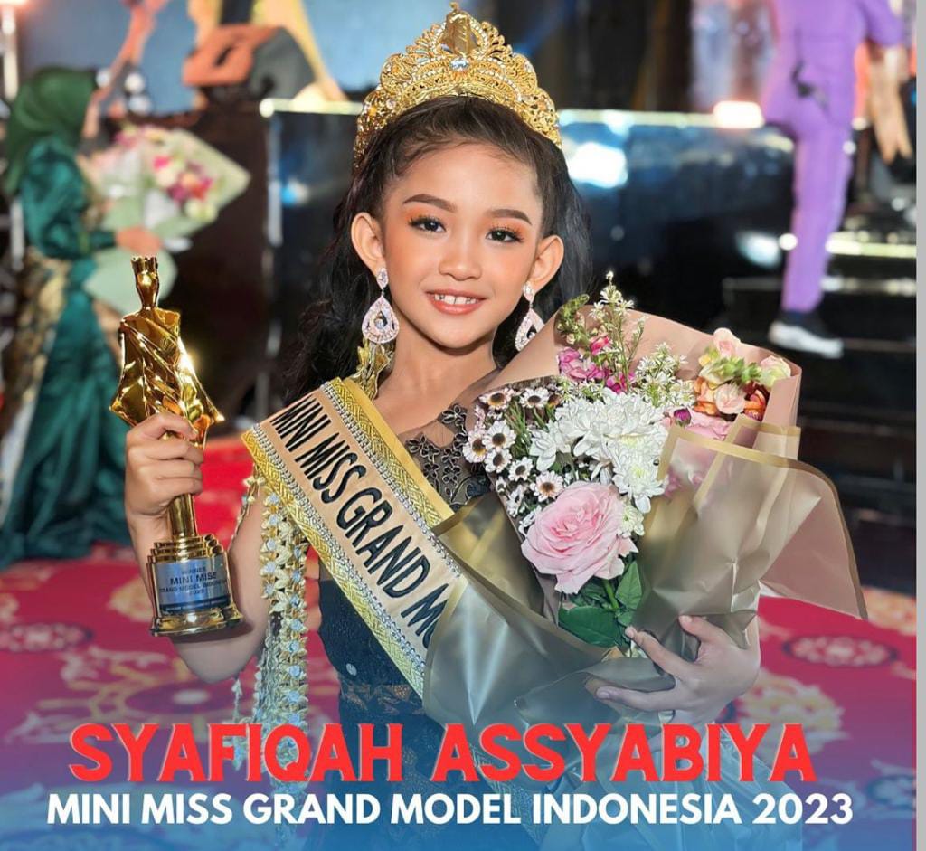 Syafiqah Assyahiya Mini Miss Grand Model Indonesia 2023. (Foto/ist)