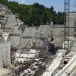 Bendungan PLTA KMH dalam tahap pembangunan. Foto: Riky Serampas/Pariwarajambi