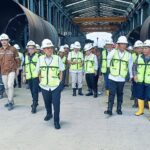 Jusuf Kalla meninjau pembangunan PLTA Kerinci. Pada kesempatan itu JK juga didampingi Gubernur Jambi Al Haris. Foto: Riky Serampas/Pariwarjambi