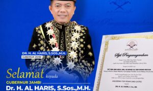 Al Haris dapat Penghargaan Internasional Anugerah Tun Perak Dunia Melayu Dunia Islam. (Ist)