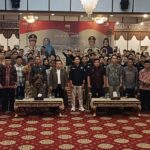 Gubernur Jambi Al Haris diacara pelantikan pengurus HMPM Jambi. Foto: Riky Serampas/Pariwarajambi