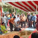Prosesi Budaya Lokal Muaro Jambi: Beselang Tegak Tiang Tuo. Foto: Riky Serampas/Pariwarajambi