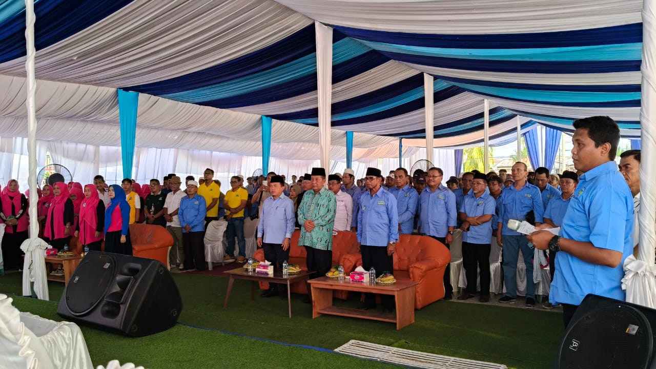 Al Haris dan Abdullah Sani Lantik tim Pemenangan Haris-Sani Kabupaten Tanjab Barat. Foto: Riky Serampas/Pariwarajambi