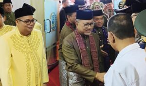 Menko Pangan Zulkifli Hasan saat menghadiri HUT Kota Jambi. Foto: Pariwarajambi